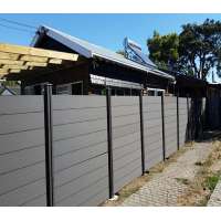 Waterproof WPC fence board outdoor home fence boards/wood plastic composite fence/WPC screening