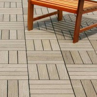 2016 Anti-slip Solid WPC Wood Decking Tile for Outdoor/wpc wood plastic