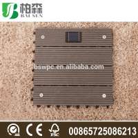 waterproof DIY tiles Quick and easy decking WPC solar decking tile