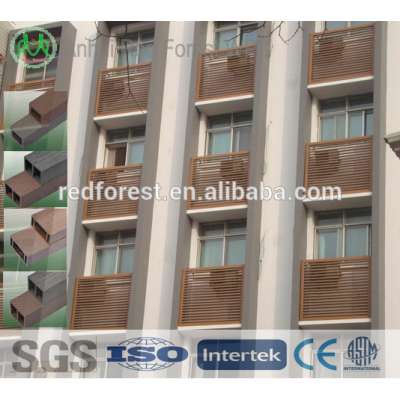 wood plastic composite exterior wall cladding panel