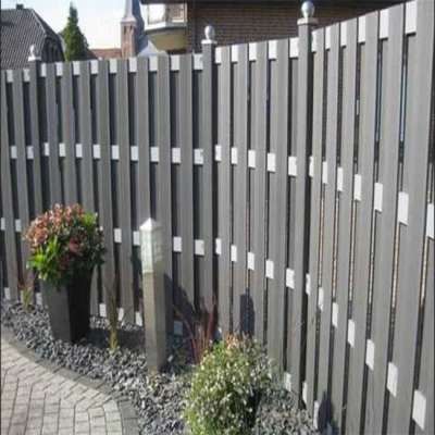 decorative wood plastic composite wpc garden fence